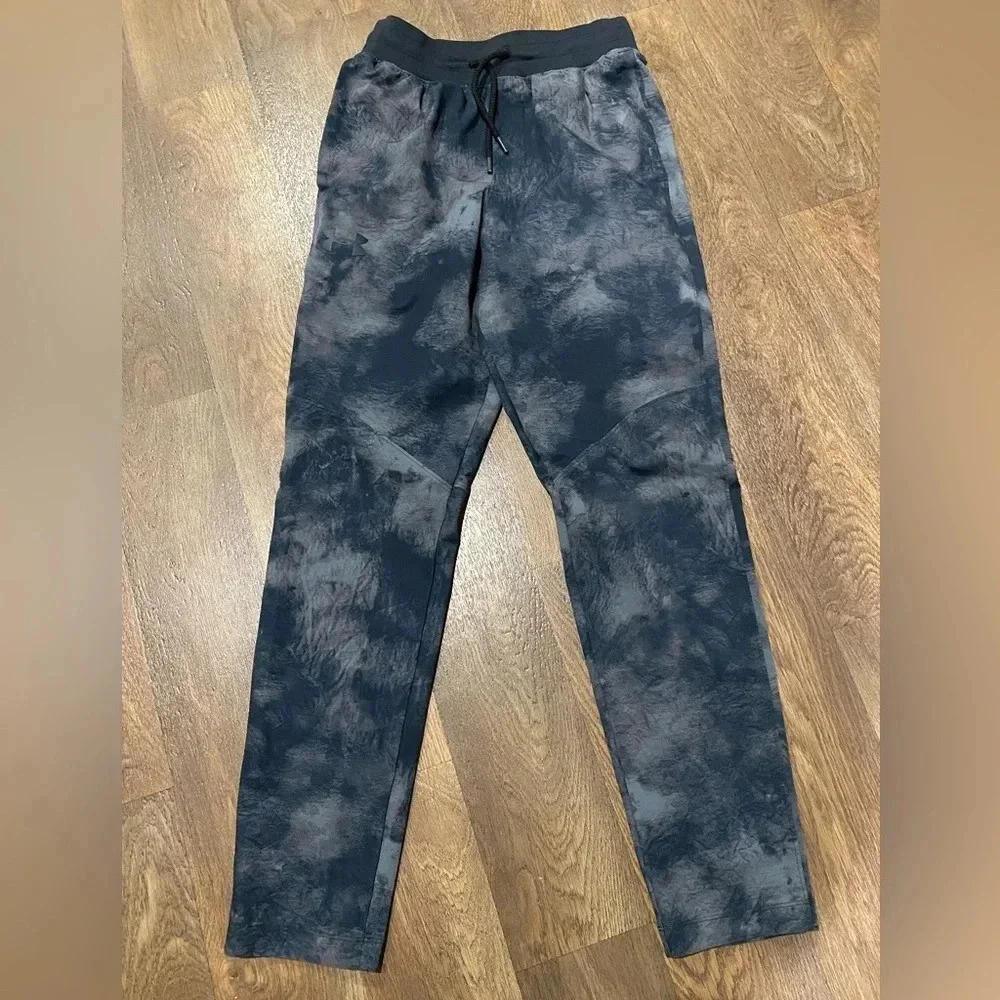 Under Armour Unstoppable Black Grey Camo Joggers Men’s Size Small